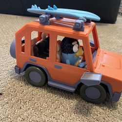 Bluey Car and Figurine