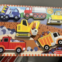 Melissa & Doug Construction Chunky Puzzle