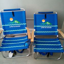 Two Folding Chairs 