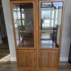 Real Oak Hutch