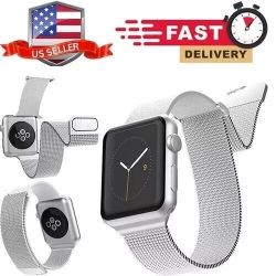 Apple Watch Milanese Mesh Band Magnetic Strap Loop for Series 5, 6, 7, 8 (38/40mm)