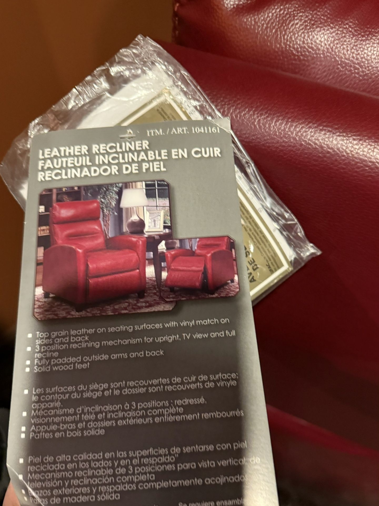 Leather Recliner Chairs – Set of 4 (Group Sale Only)