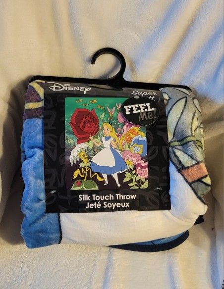 Alice in Wonderland throw blanket