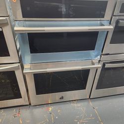 Amazing JENNAIR RISE Combination Wall Oven  27 Inch Microwave And Oven Stainless Steel JMW2427LL