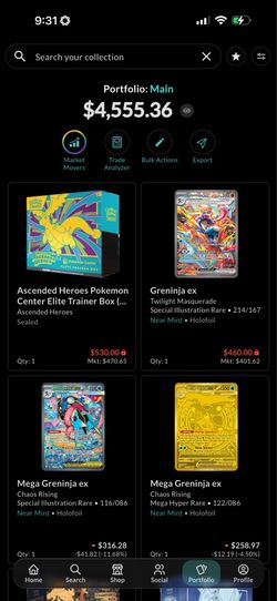 Sealed and Singles Pokemon.