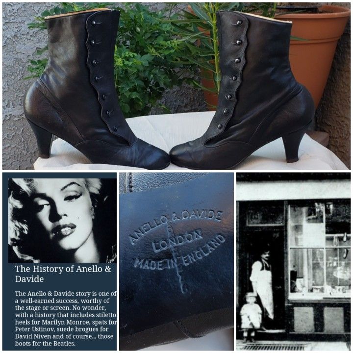 Vintage Anello & Davide Beatle Boots SZ7