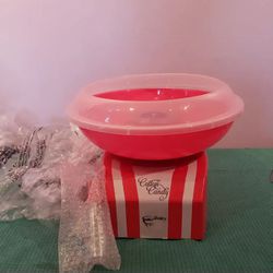 The Candery Cotton Candy Machine - Bright, Colorful Style- Makes Hard Candy, Sugar Free Candy, Sugar Floss, Homemade Sweets for Birthday Parties used 