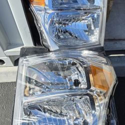 11-16 Ford F250 F350 F450 F550 Super Duty Headlights Luces Micas Calaveras Faros Faroles Focos Headlamps 
