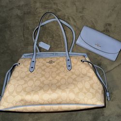 Coach Drawstring Carryall Shoulder Bag 