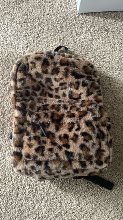 Soft leopard print fashion bag