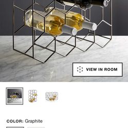 Crate and Barrel Wine Rack