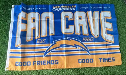 Chargers flag size 5’x3’