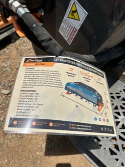 Brand new  rototiller tiller skid steer  bobcat attachment