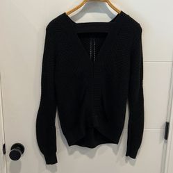 Noisy May black knit sweater size small
