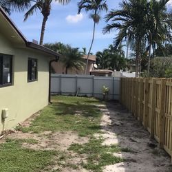 Wooden Fence  Durafence  Chainlink Installation 