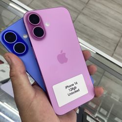 Pink iPhone 16 Unlocked. Cash Or $50 Down W Approval 