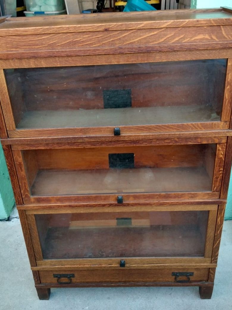 Antique Art Mission Book Case