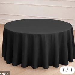 Tablecloth Polyester- Manteles Para Ceremonias. BLACK