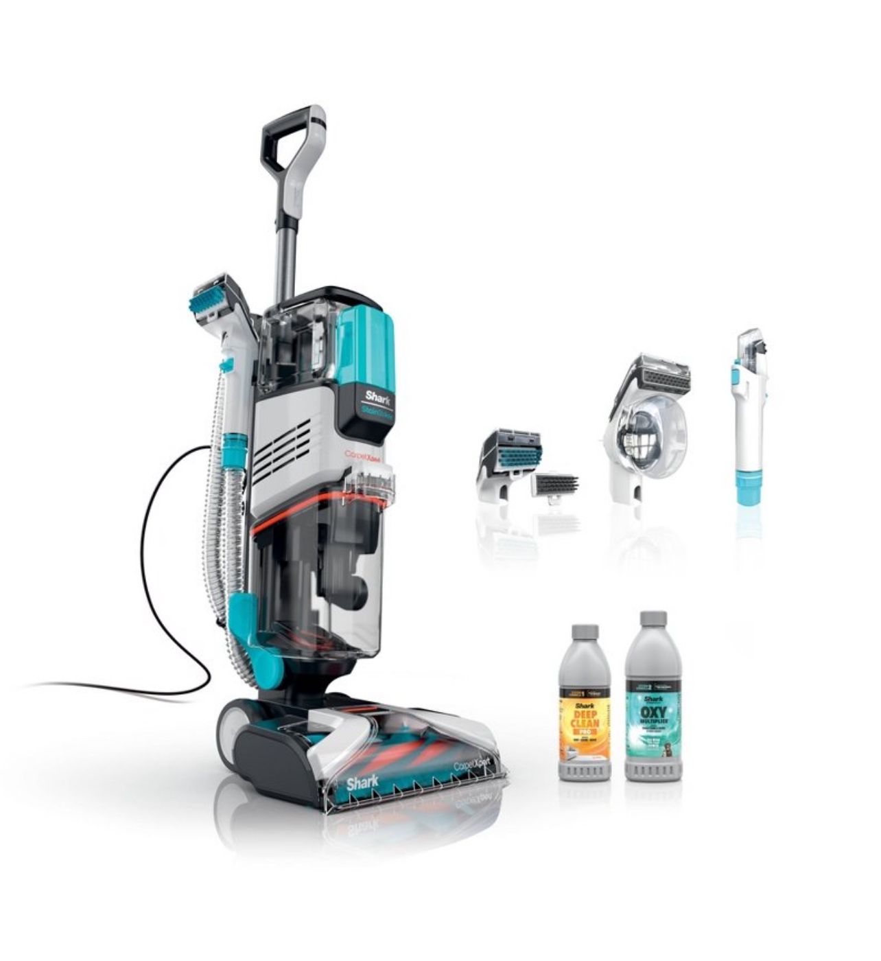 Shark CarpetXpert Deep Carpet Cleaner - EX201: Electric Carpet Shampooer, 2 Speeds, 67.6 oz Tank,