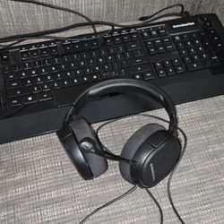 SteeleSeries Gaming Wired Keyboard and Headset Bundle