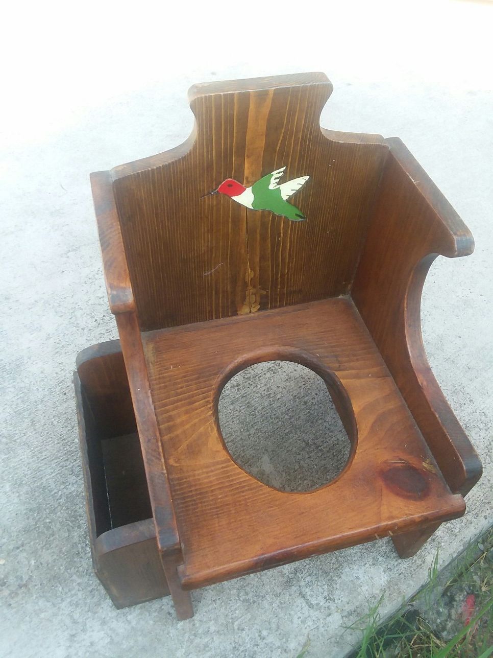 Kids Solid Wood Potty Chair