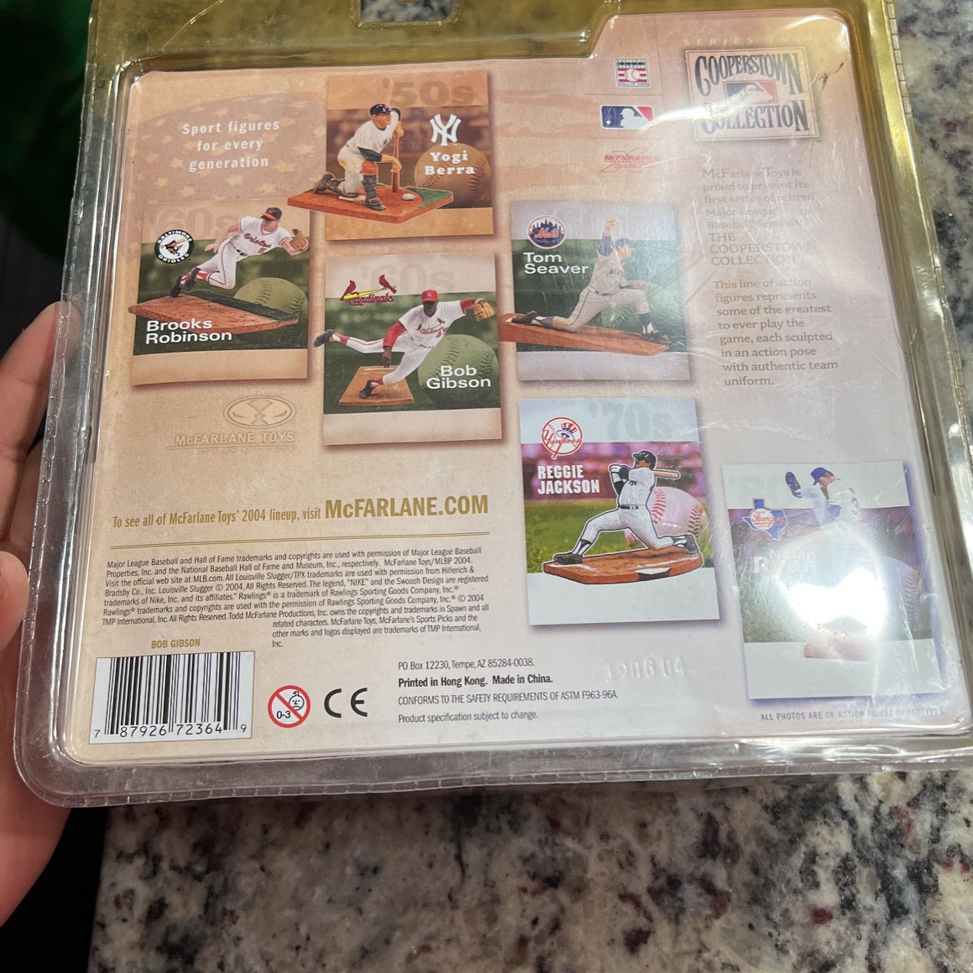 Bob Gibson St Louis Cardinals Baseball Figure McFarlane's