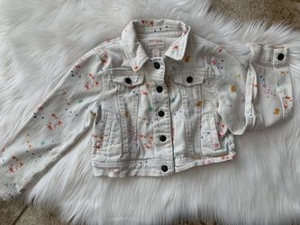 Splash Colors Jean Jacket