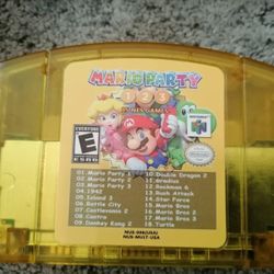 Nintendo 64 game card 18 in 1