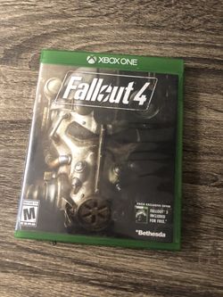 Fallout 4 Xbox One Video Game with Limited Poster!