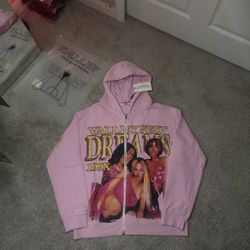 Vale rinestone zip up