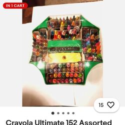Crayola Ultimate 152 Crayola Crayons