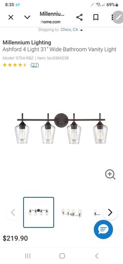 Millennial bathroom lighting