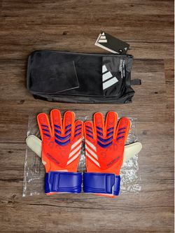 Adidas Predator Match Fingersave Goalkeeper Gloves Size 18