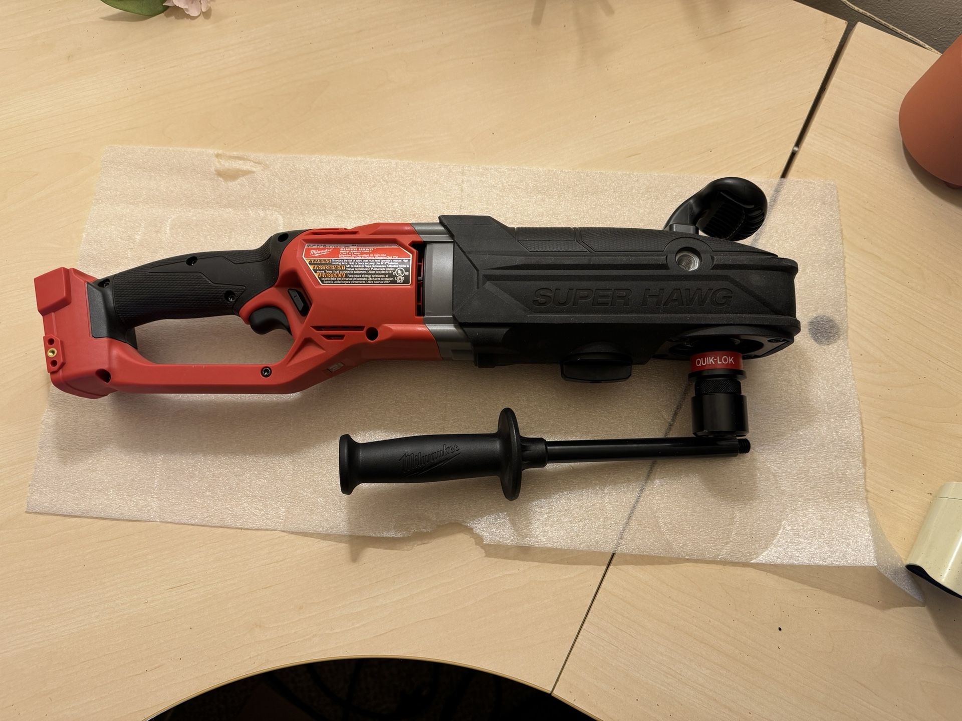 Milwaukee M18 FUEL 18V Brushless Cordless SUPER HAWG GEN 2 - 7/16 in. Right Angle Drill