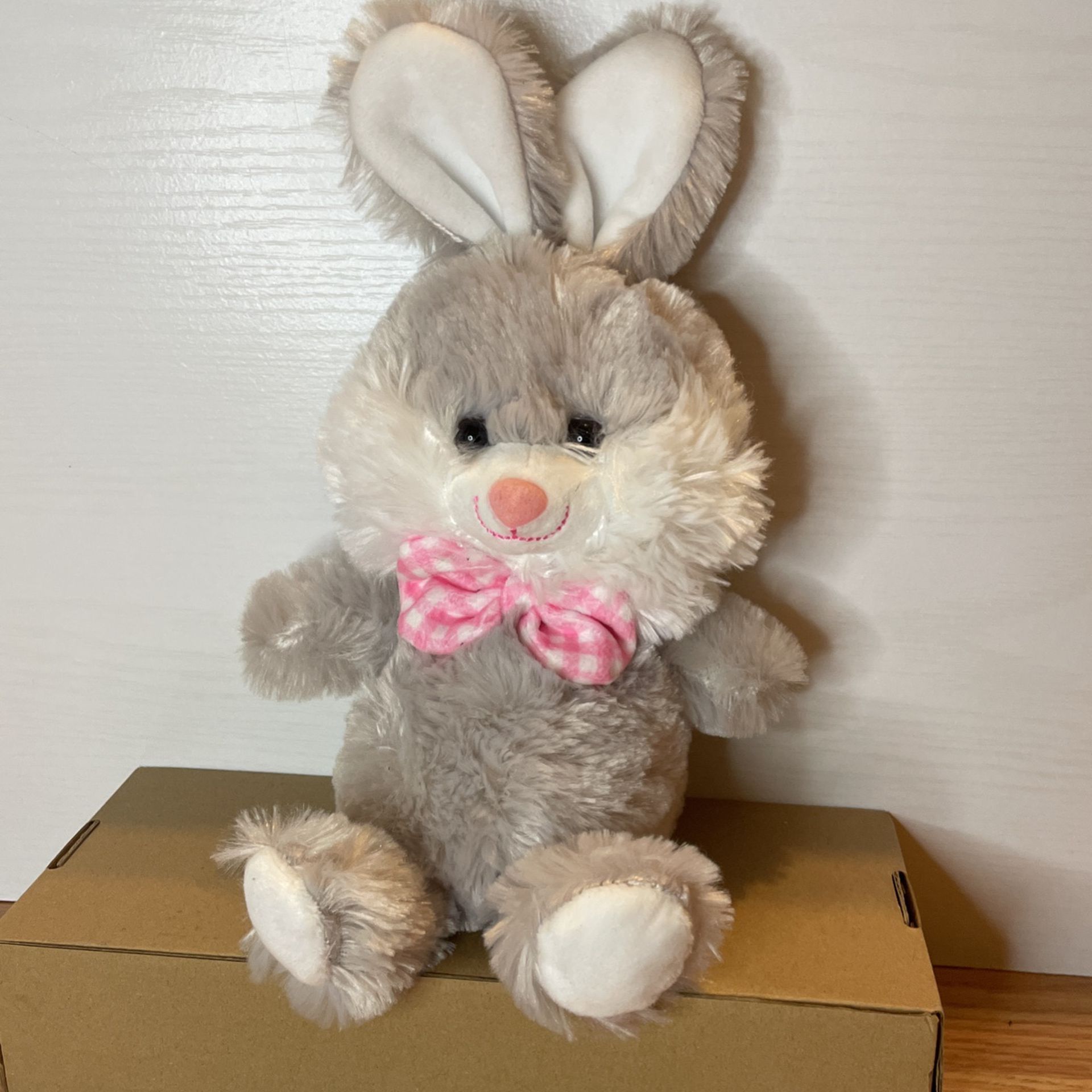 Bunny With Bow Stuffed Animal