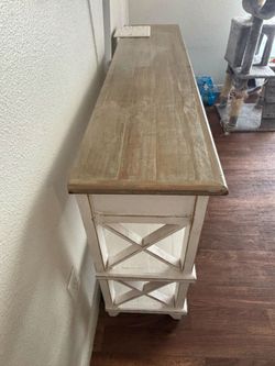 Rustic farmhouse console