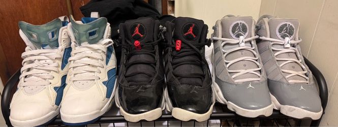 3 pair Jordan shoes