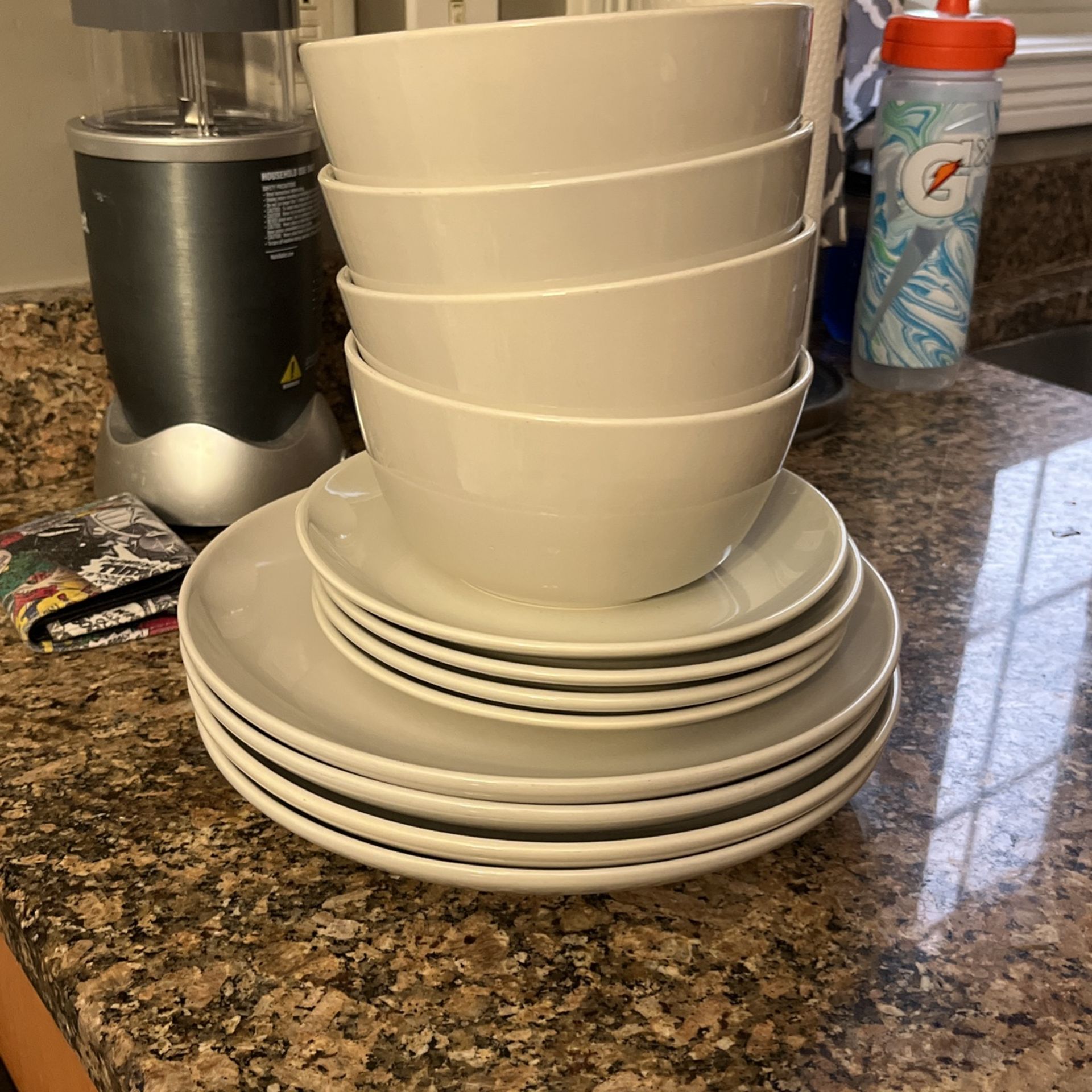 Plates, Cups, Bowls