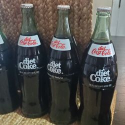 Vintage Diet Coke Glass Bottle