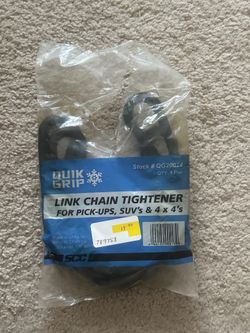 Quick Grip Link Chain Tighteneryy QG20074 (1) Pair for Pick-ups, SUV's & 4x4's