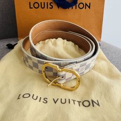 Women’s Louis Vuitton Azure 25 MM Belt Size 80/32 like New!