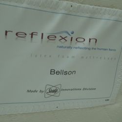 Queen Size Bellson Reflexion Latex Foam Mattress Box Springs Frame