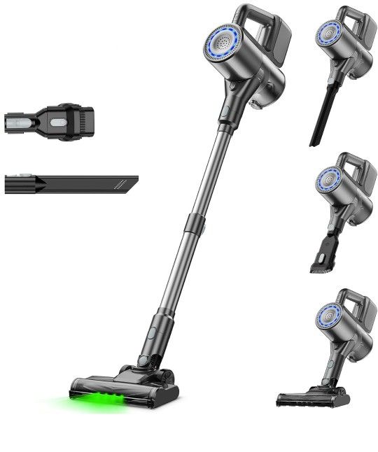 Lightweight Stick Vacuum for Hard Floors, Carpet and Pet Hair 