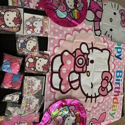 New hello Kitty birthday party decorations supplies