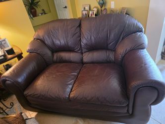 Leather sofa