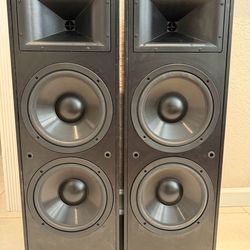 Klipsch KLF 10 / KLF10 Floor-Standing/Tower Speakers 4 x 10" woofers
