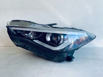 2017-2022 INFINITI Q60 LEFT DRIVER SIDE HEADLIGHT FULL LED OEM NON ADAPTIVE