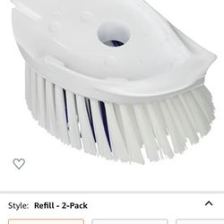 Dawn Fillable Kitchen Brush, Refill, 2 Count