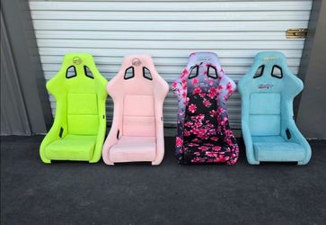 NRG Innovations Racing Bucket Seats Asientos Deportivos Universales Prisma