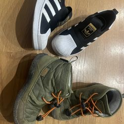 Size 11 Keens (waterproof ) And Pair Of Adidas In Great Condition 